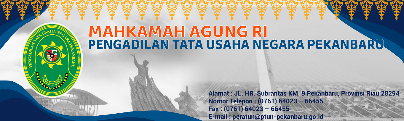 Website Resmi | Pengadilan Tata Usaha Negara Pekanbaru